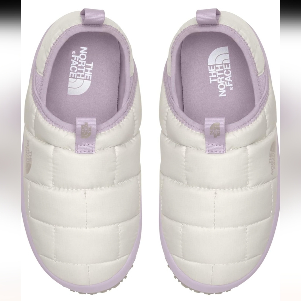The North Face Kids' White and Purple Shoes